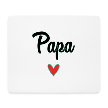 DAD. FATHER'S DAY. HAPPY FATHER'S DAY. HAPPY BIRTHDAY. - Mouse Pad (horizontal) - white - Front
