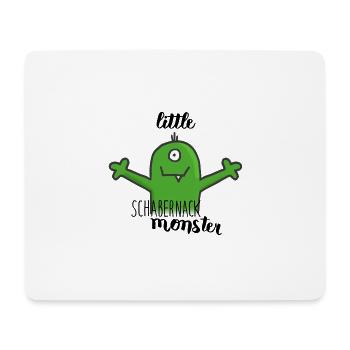 Little Monsters HORST - Mousepad (Querformat) - Weiß - Vorne