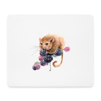Hazel dormouse - Mouse Pad (horizontal) - white - Front