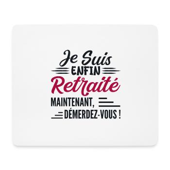 Ich gehe bald in Rente - Geschenk für zukünftige Rentner - Mousepad (Querformat) - Weiß - Vorne