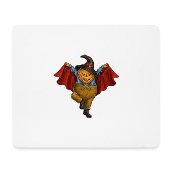 Tanzender Kürbis. Ein lustiges Halloween Design. - Mousepad (Querformat) - Weiß - Vorne