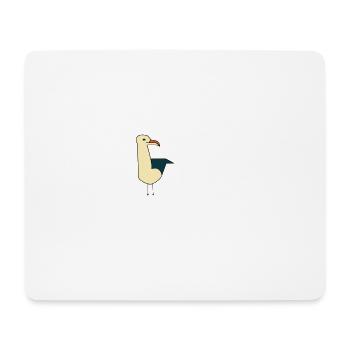 Möwe - Mousepad (Querformat) - Weiß - Vorne