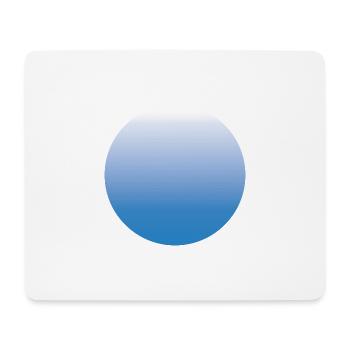 Sun blue with gradient 02 - Mouse Pad (horizontal) - white - Front