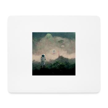 Lonely Voyager 019 - Mousepad (Querformat) - Weiß - Vorne