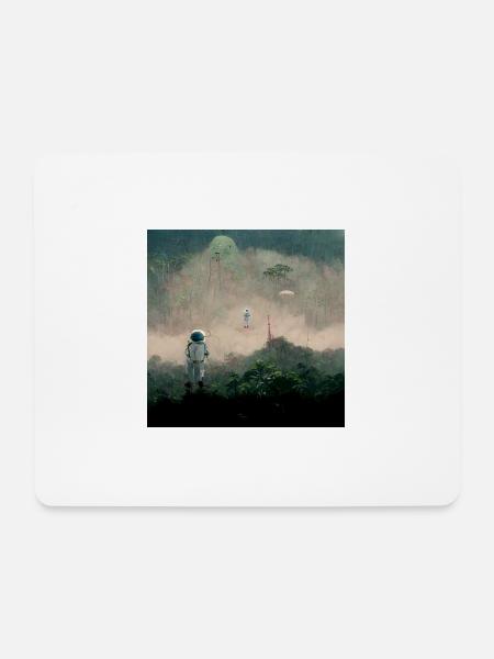 Lonely Voyager 019 - Mousepad (Querformat) - Weiß
