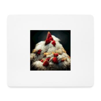 Abstract Chicken Fantasy II - Mouse Pad (horizontal) - white - Front