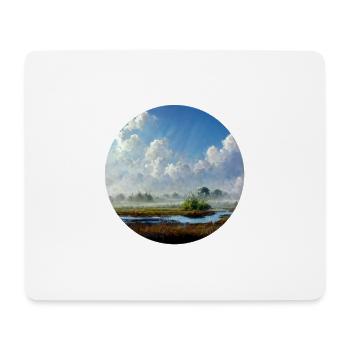 Le paradis dans le pays - Tapis de souris (format paysage) - blanc - Devant