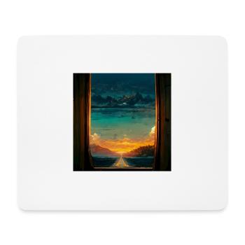 Paradise Island Painting - Mousepad (Querformat) - Weiß - Vorne