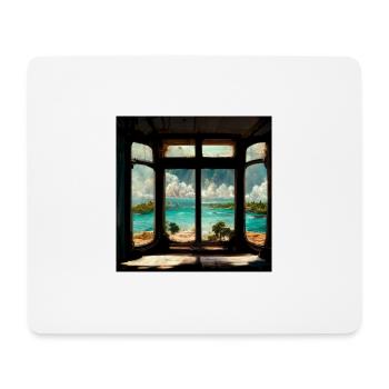 Paradise Island Painting - Mousepad (Querformat) - Weiß - Vorne
