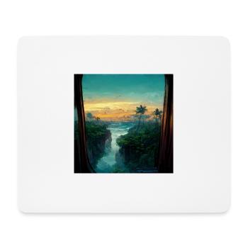 Paradise Island Painting - Mousepad (Querformat) - Weiß - Vorne