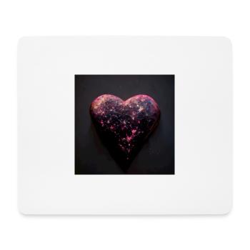 Herz Love Abstract Collection 35 - Mousepad (Querformat) - Weiß - Vorne