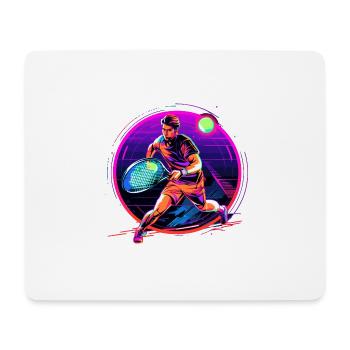 Tennis - Mouse Pad (horizontal) - white - Front