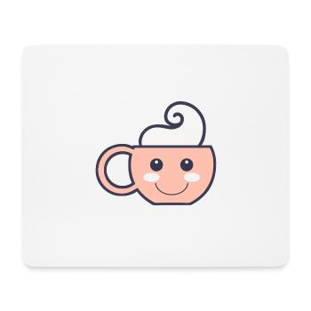 Tasse de cacao - Tapis de souris (format paysage) - blanc - Devant