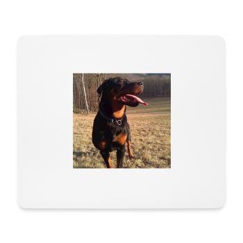 Rottweiler - Mousepad (Querformat) - Weiß - Vorne