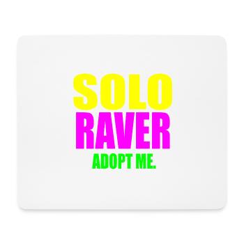 Solo raver adopt me - Mouse Pad (horizontal) - white - Front