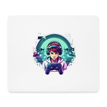Gaming is my life - Mouse Pad (horizontal) - white - Front