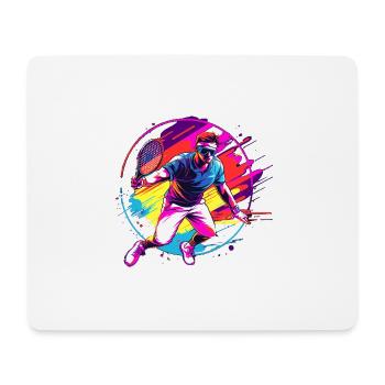 Tennis - Mouse Pad (horizontal) - white - Front