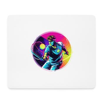 Tennis - Mouse Pad (horizontal) - white - Front