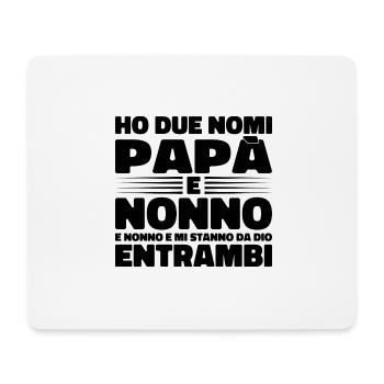 Papa und Opa - Mousepad (Querformat) - Weiß - Vorne