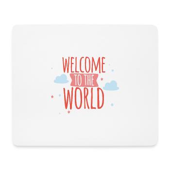 pregnant baby child born birth gift idea - Mouse Pad (horizontal) - white - Front