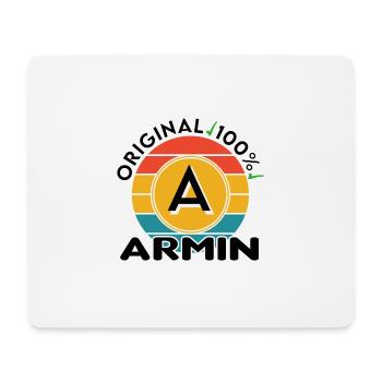 Armin - Mousepad (Querformat) - Weiß - Vorne