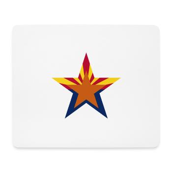 Arizona Fan T-Shirt – Wüstenstyle - Mousepad (Querformat) - Weiß - Vorne