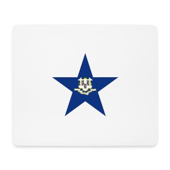 Connecticut Fan T-Shirt – Style & Coast - Mouse Pad (horizontal) - white - Front