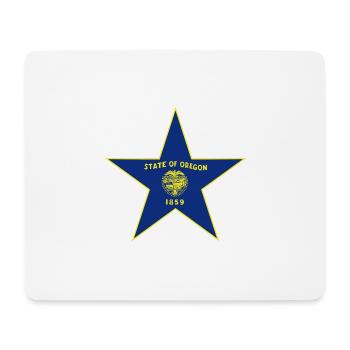 T-shirt de supporter de l'Oregon – Un incontournable pour les supporters - Tapis de souris (format paysage) - blanc - Devant