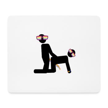 Gay Sex - Mouse Pad (horizontal) - white - Front