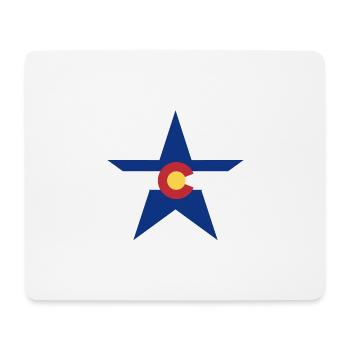 Colorado Fan T-Shirt – Mountains & Adventure - Mouse Pad (horizontal) - white - Front