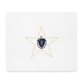 Massachusetts Fan T-Shirt – Stylisch & Einzigartig - Mousepad (Querformat) - Weiß - Vorne