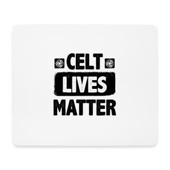 Celt lives matter - Tapis de souris (format paysage) - blanc - Devant