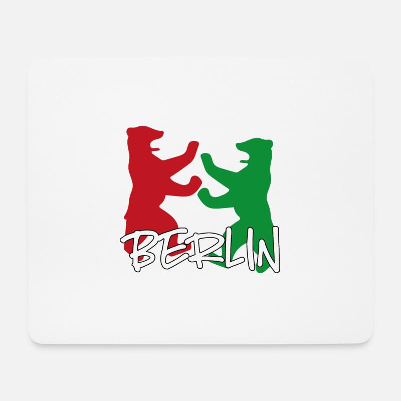 Berlin - Mouse Pad (horizontal) - white