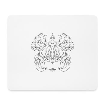 IRON MONKEYS THE CRAB - Mousepad (Querformat) - Weiß - Vorne