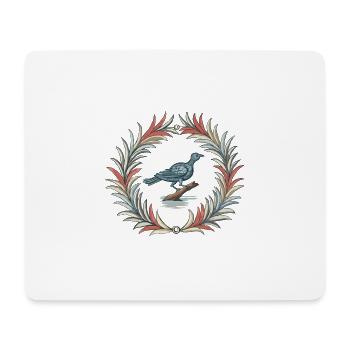 Le Rossignol à Mårtes - Tapis de souris (format paysage) - blanc - Devant