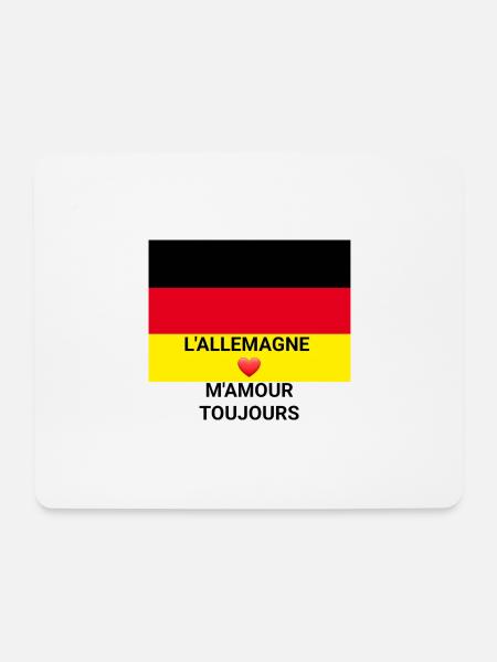M'Amour - Mousepad (Querformat) - Weiß