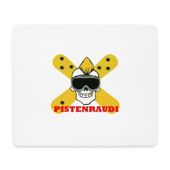 pistenraudi - Tapis de souris (format paysage) - blanc - Devant