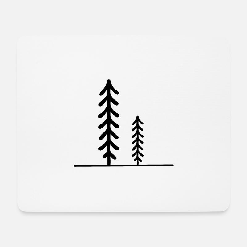 Outdoor nature lovers - Mouse Pad (horizontal) - white