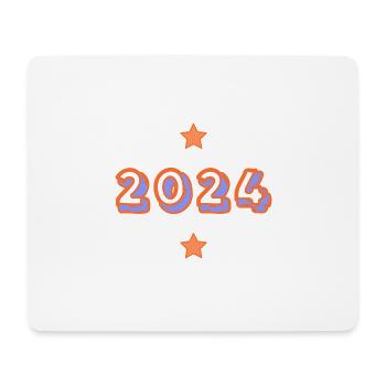 2024. CHRISTMAS. YEAR. ANNIVERSARY. RETIREMENT. DAD - Mouse Pad (horizontal) - white - Front