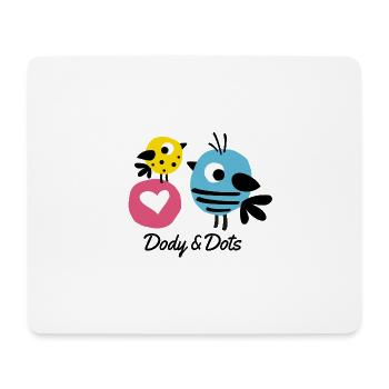 Dody und Dots- Mycolourdots - Mousepad (Querformat) - Weiß - Vorne