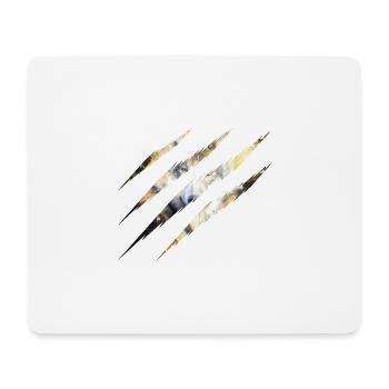 Wolf - Mousepad (Querformat) - Weiß - Vorne