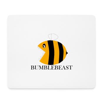 Bumblebeast - Mousepad (Querformat) - Weiß - Vorne