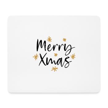 Merry Xmas Christmas Weihnachten Bright - Mousepad (Querformat) - Weiß - Vorne