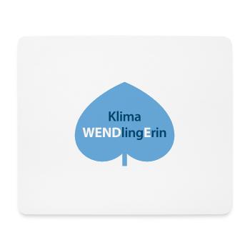 KlimaWENDlingErin - Mousepad (Querformat) - Weiß - Vorne