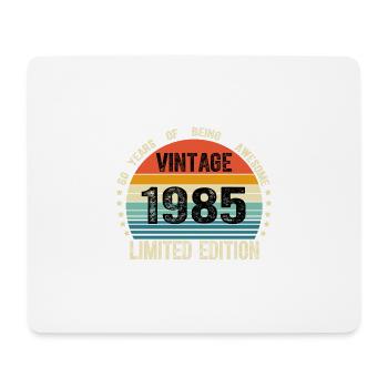 Vintage 1985 39 Years Old 39th Birthday Limited - Mouse Pad (horizontal) - white - Front