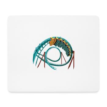 Kumba B & M Untersetzer - Busch Gardens Design - Mousepad (Querformat) - Weiß - Vorne