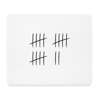 17. Geburtstagsfeier Lustiger 17 Jahre alter Geburtstag - Mousepad (Querformat) - Weiß - Vorne