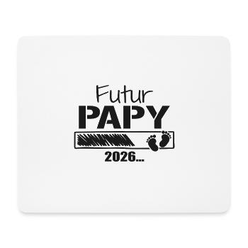 Zukünftiger Opa 2026 Geschenk, der bald Opa sein wird - Mousepad (Querformat) - Weiß - Vorne