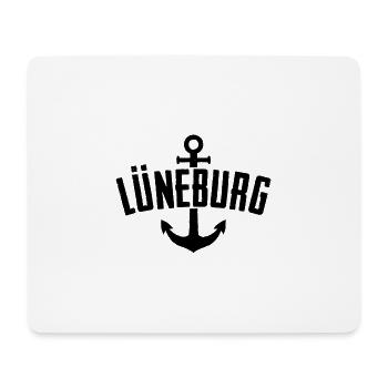 Lüneburg Hansestadt Anker Schiff Kapitän - Mousepad (Querformat) - Weiß - Vorne