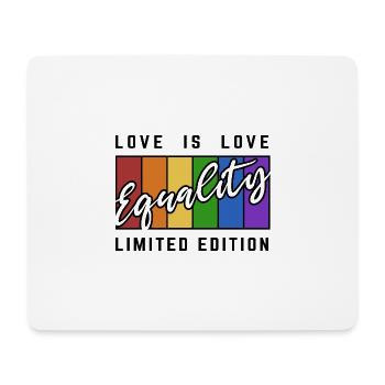 Equality Limited Edition LGBTQI Gay Pride - Mousepad (Querformat) - Weiß - Vorne